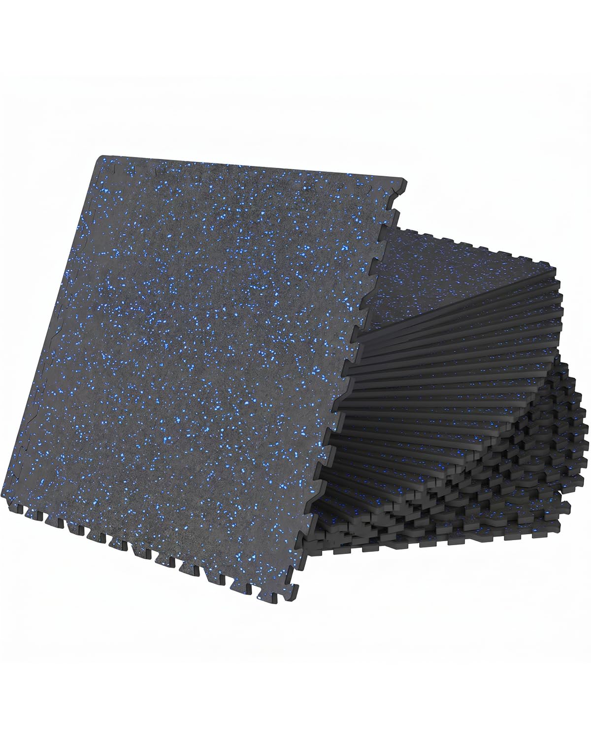 Dalles en caoutchouc robuste pour salle de fitness : tapis de protection premium