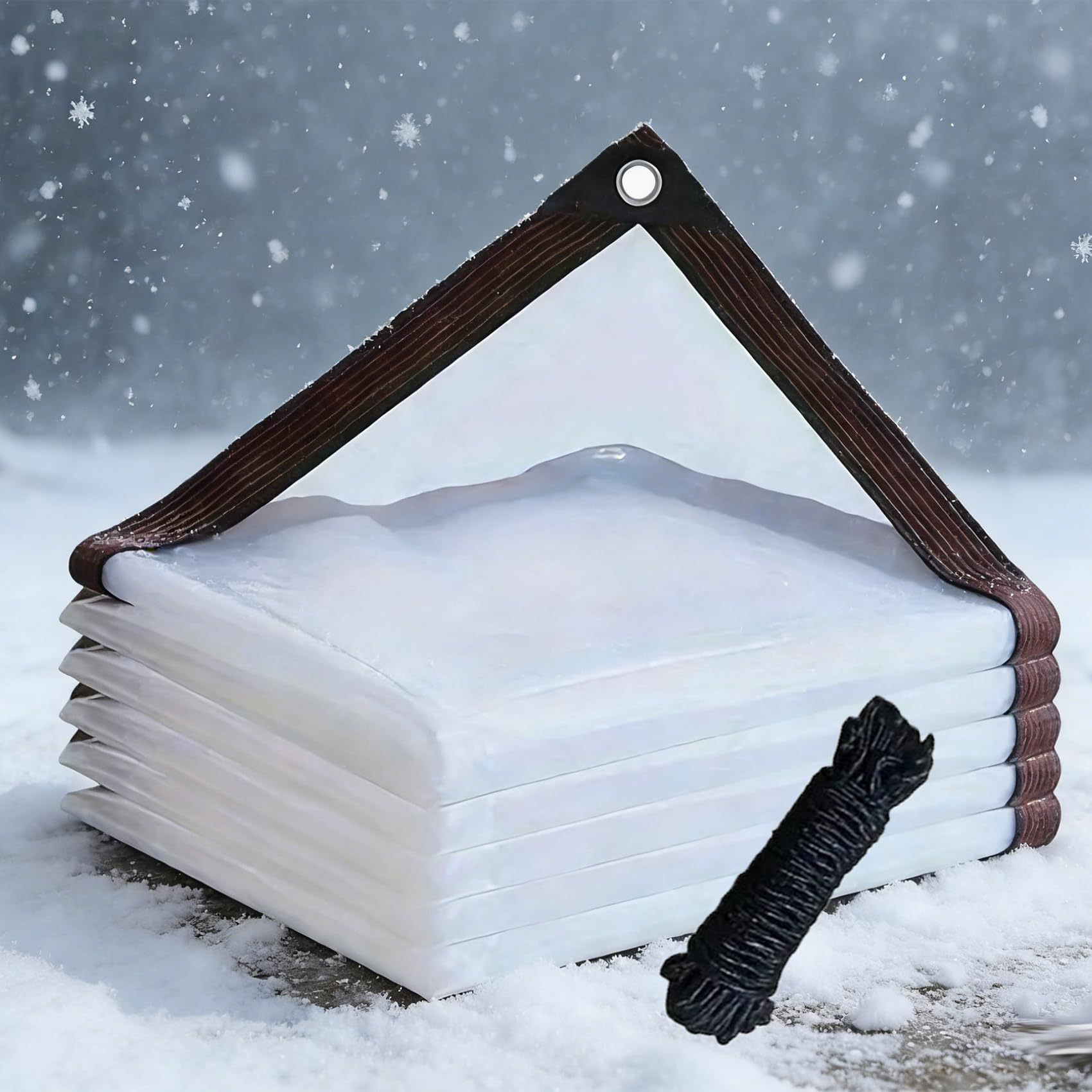 Lona impermeable exterior 160x420 cm de alta densidad con ojales reforzados A