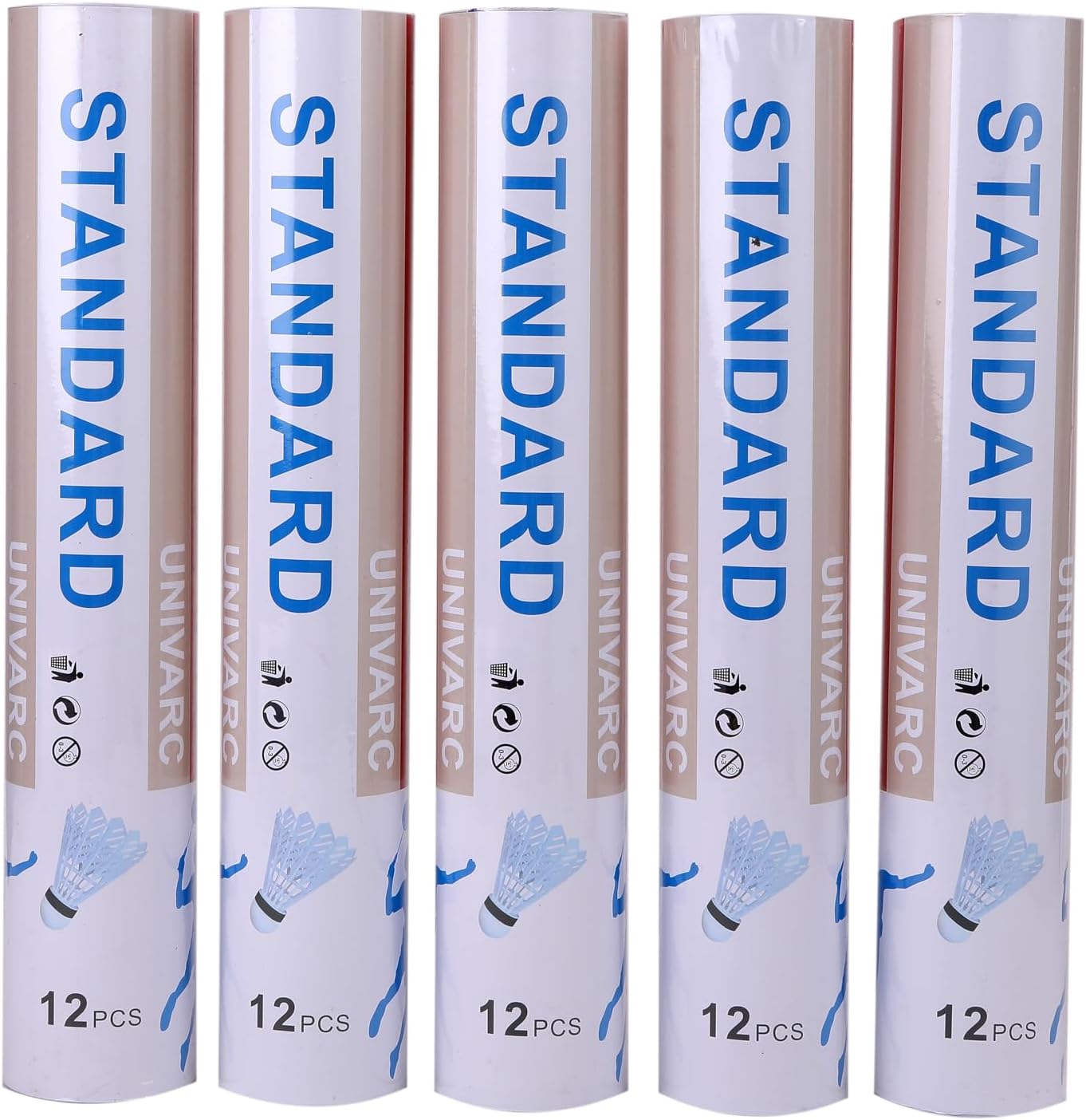 バドミントン シャトル 練習用 5ダース 60球 羽根 型 ナイロン