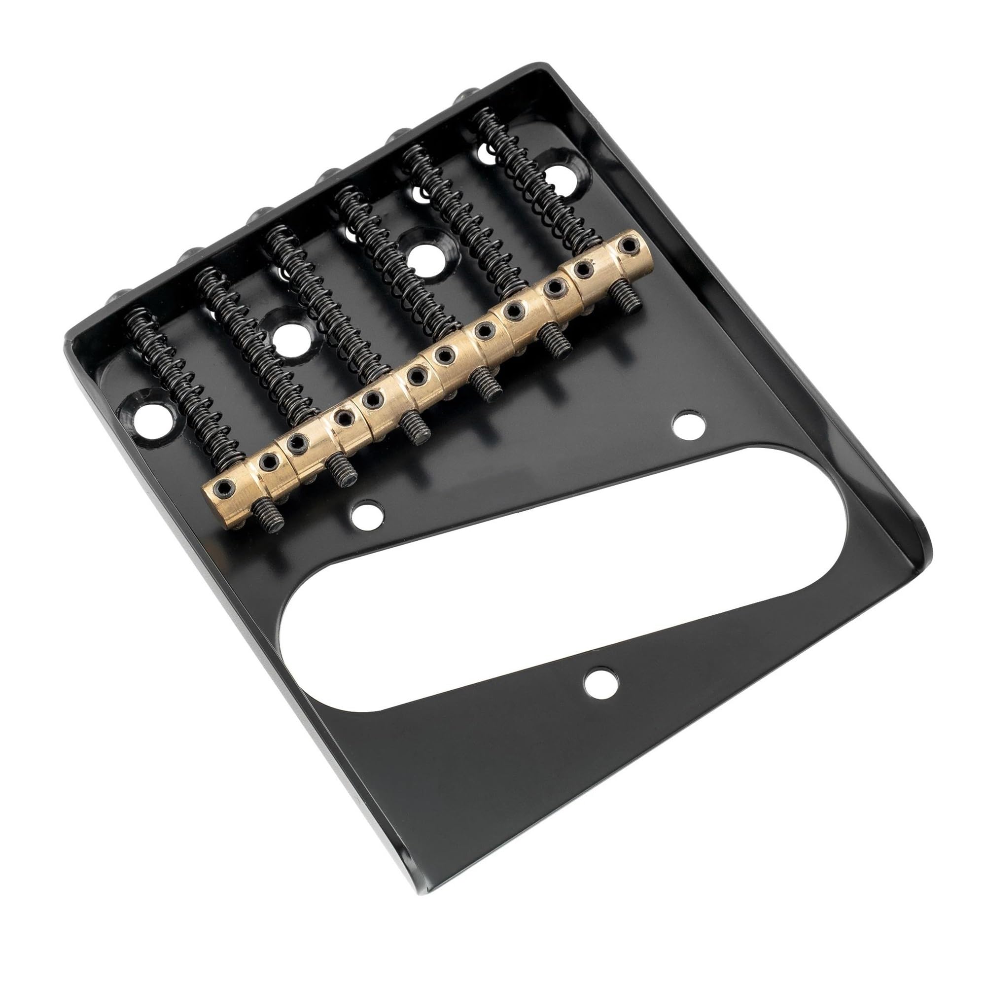 Mostek Vintage 54mm Z 6 Mosiężnymi Siodełkami Do Profesjonalnych Gitar Elektrycznych Mostek Gitarowy(Bk)