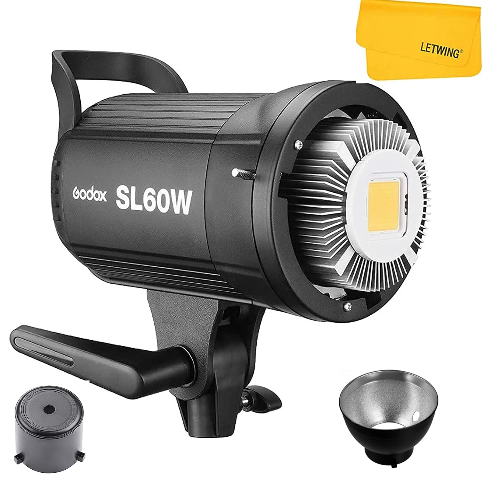 Godox SL-60W SL60W LED Luz Video 60Ws 5600K Bowens Mount LED Video Light Studio Continuous Lamp para Estudio Fotográfico (SL-60W)