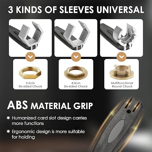 Miniatura 4 de Llave universal ajustable de doble extremo, llave multifuncional para artículos sanitarios, reparación de fontanería, instalación de accesorios de