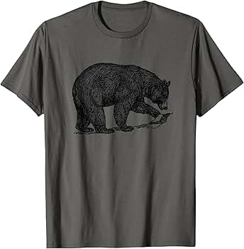 Amazon.com: Black Bear T-Shirt : Clothing, Shoes & Jewelry