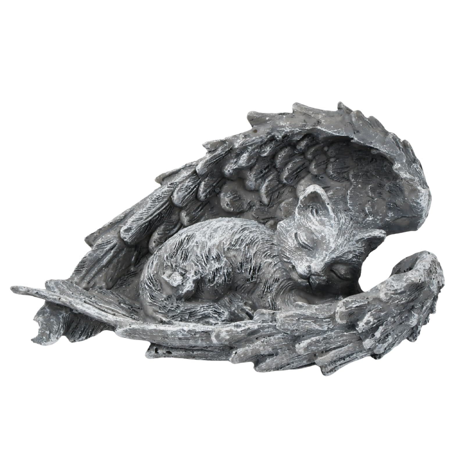 Memorial Cat Gravestone, Resin Cats Grave Decoration, Weatherproof Cat grave memorial decoration