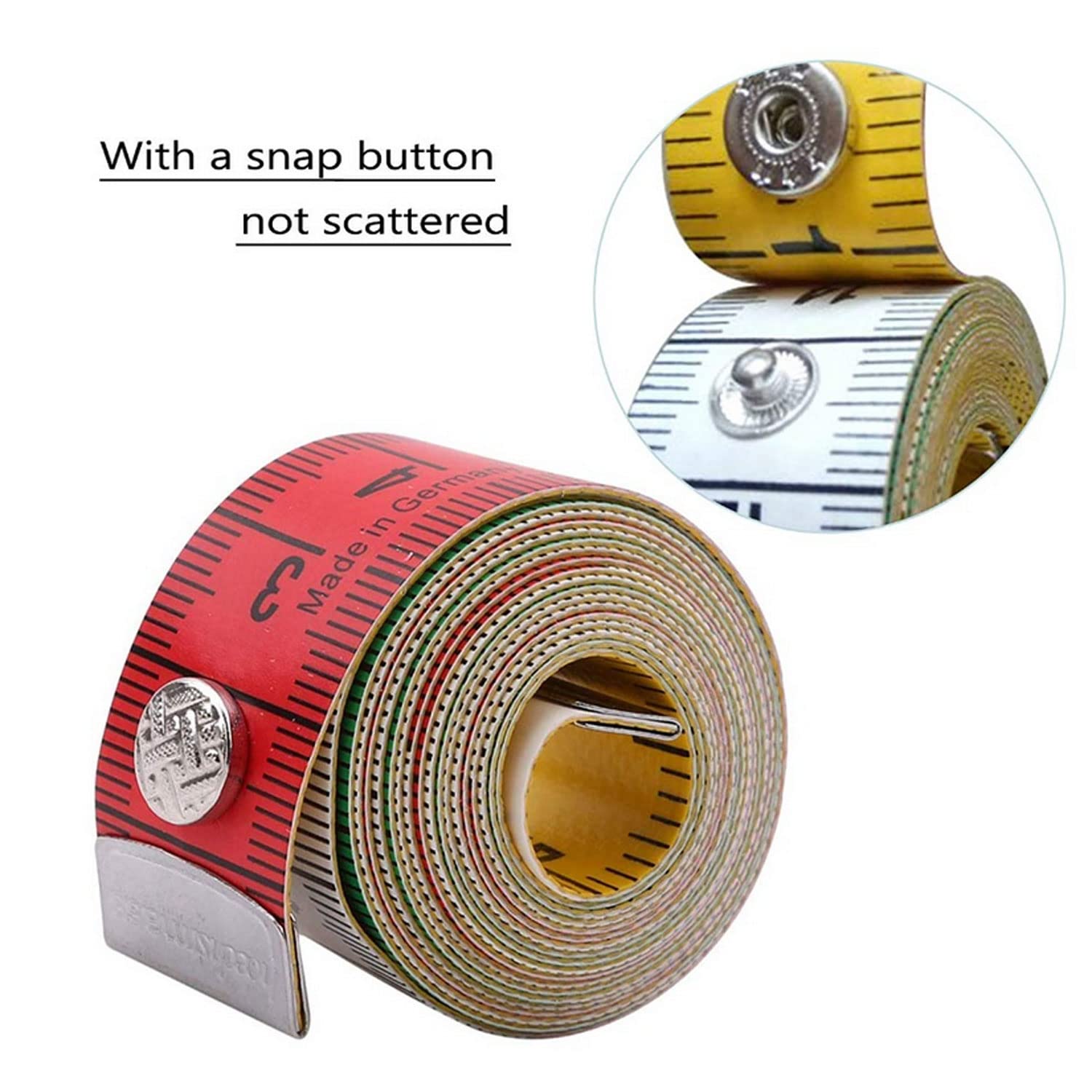 Tailor’s Tape Measure for Sewing Soft Double Scale 150 cm / 60 Inch