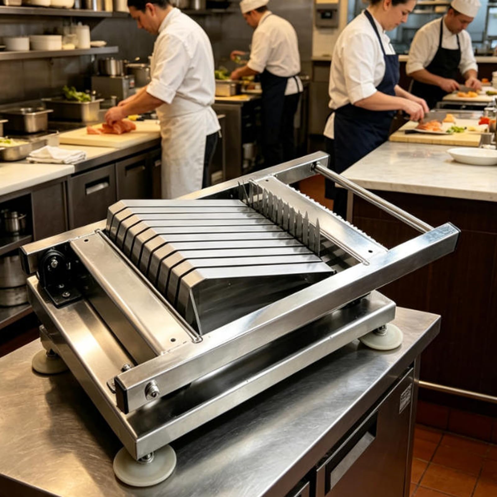 Taglia-rotolini per Sushi, Macchina Fai-da-Te per Fare Sushi, Taglia-rotolini in Acciaio Inossidabile, Tritaverdure, Macchina Manuale per Arrotolare Sushi Rotondo, 12sections