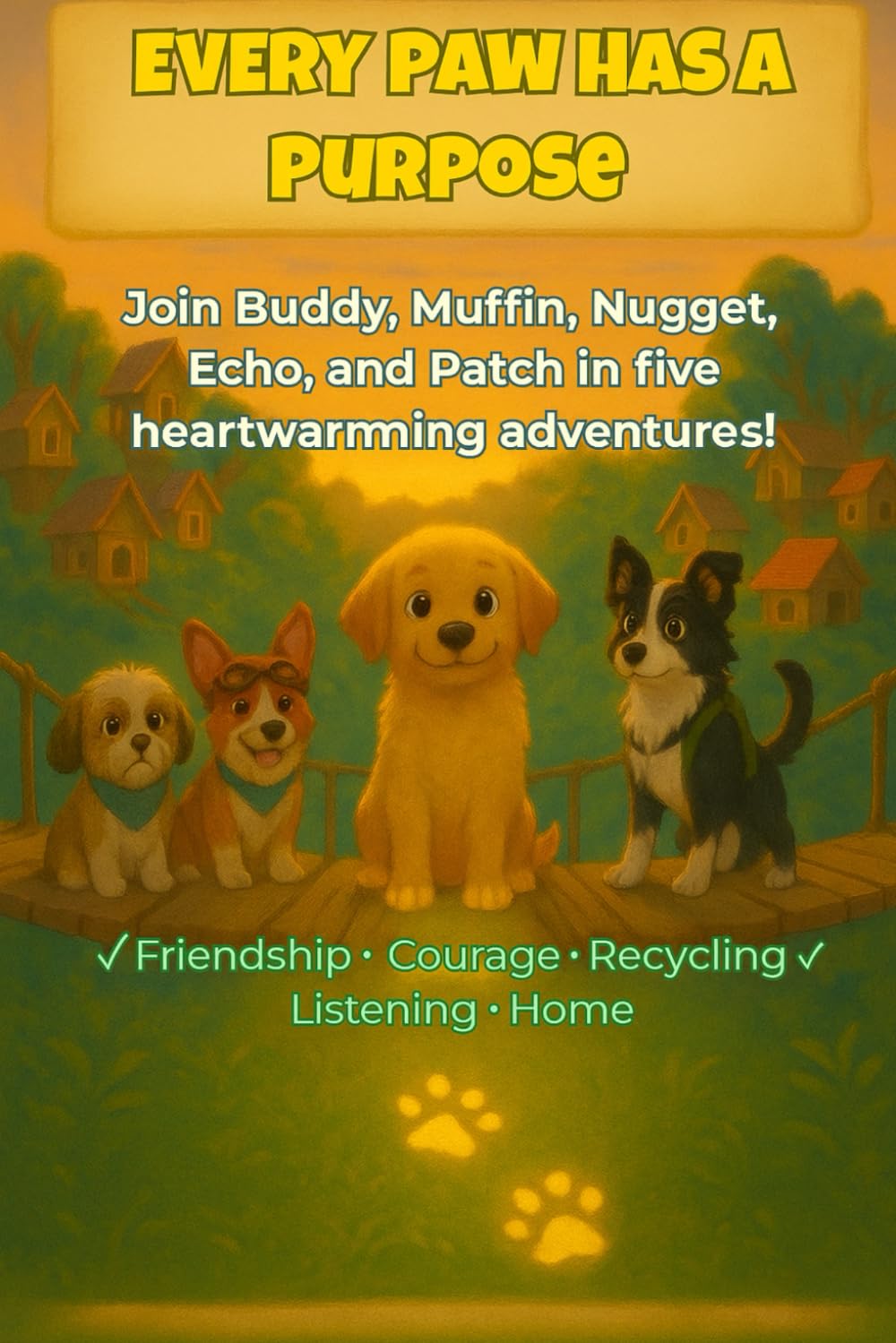 PAWS OF WONDER: Adventures in Barkhaven: A Magical Tale of Brave Paws and Floating Dreams