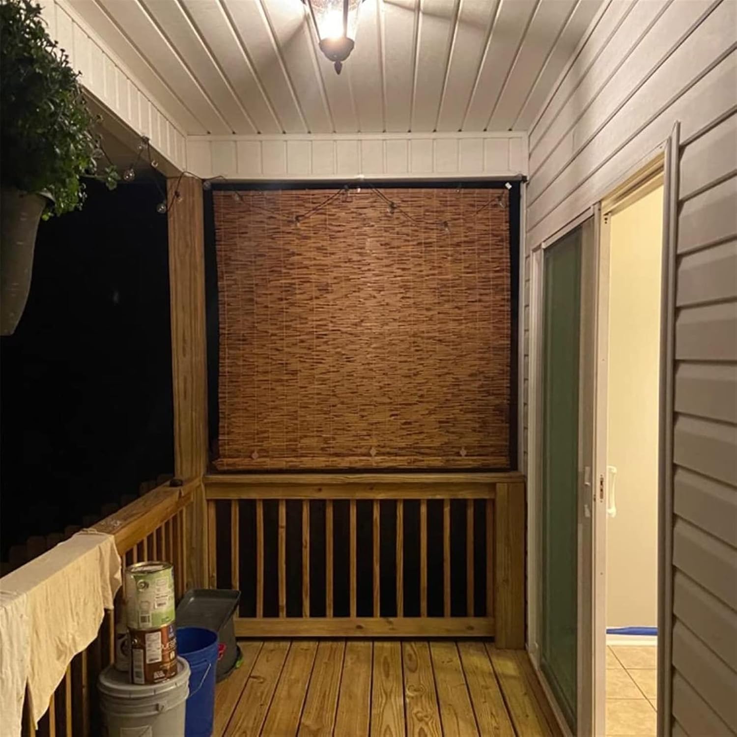 SPAROW Bamboo Roller Blind, 150 x 225 cm, 100 x 200 cm, Outdoor Patio