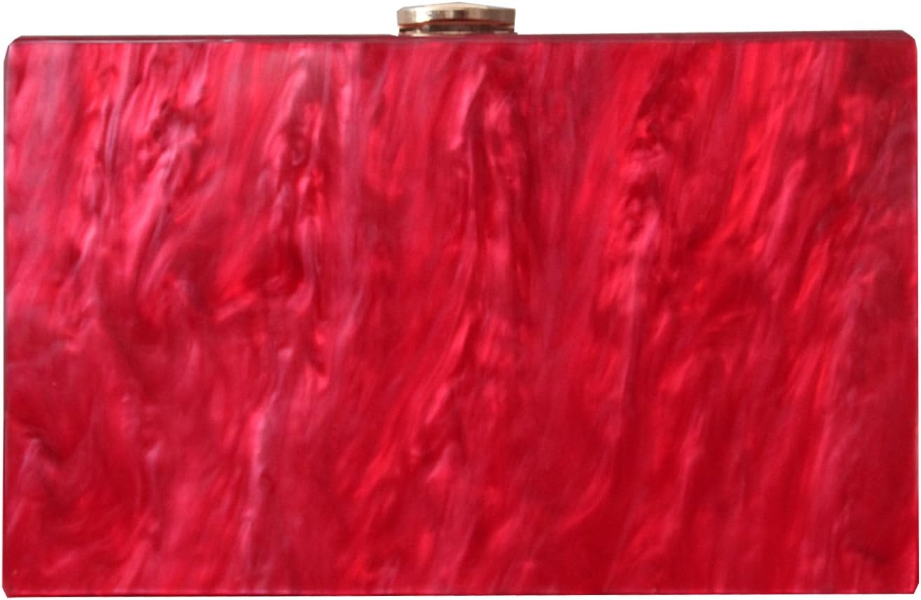 Dirmmis New Women Messenger Bag Fashion Elegant Solid Marble Pearl Woman Evening Bag Red Luxury Party Prom Clutch normal size