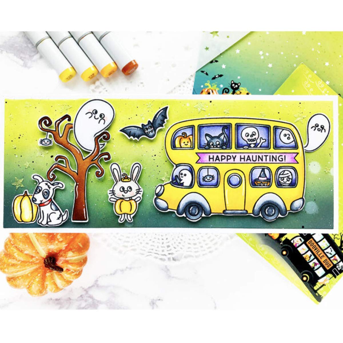 Tampons Transparents En Caoutchouc Transparent Pour La Fabrication De Cartes Et Les Décorations D'album Photo, Chauve-souris En Caoutchouc Transparent Pour Bricolage, Scrapbooking