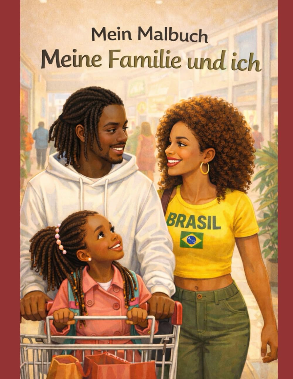 Mein Malbuch: Meine Familie & Ich (Malbücher für Kinder)