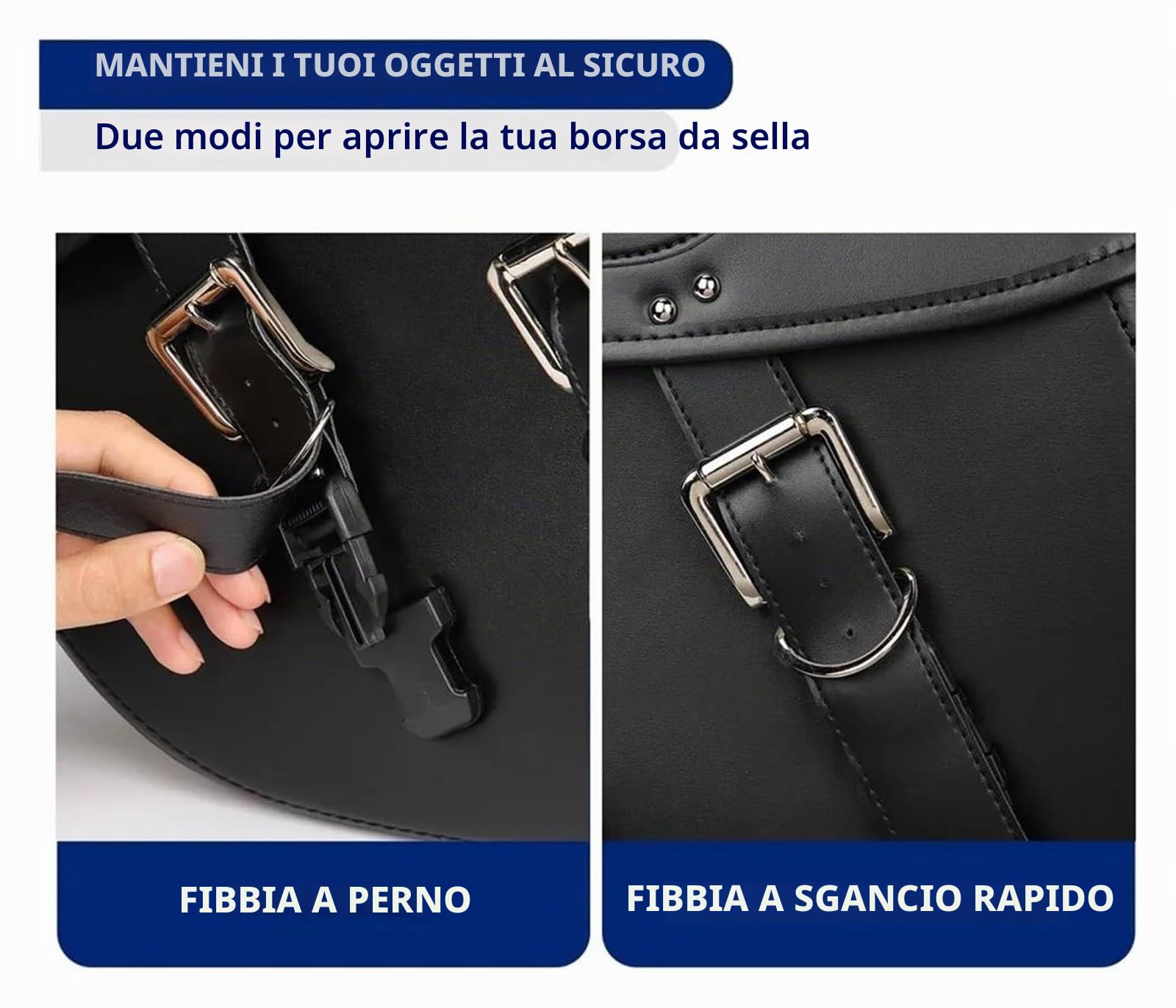 Moto Borsa Laterale Per Vulcan 900 2000 2006 Per Moto Custom Bisaccia Impermeabile Per Cruiser Borsa Laterale In Pelle Bagagli Universale(450mm)