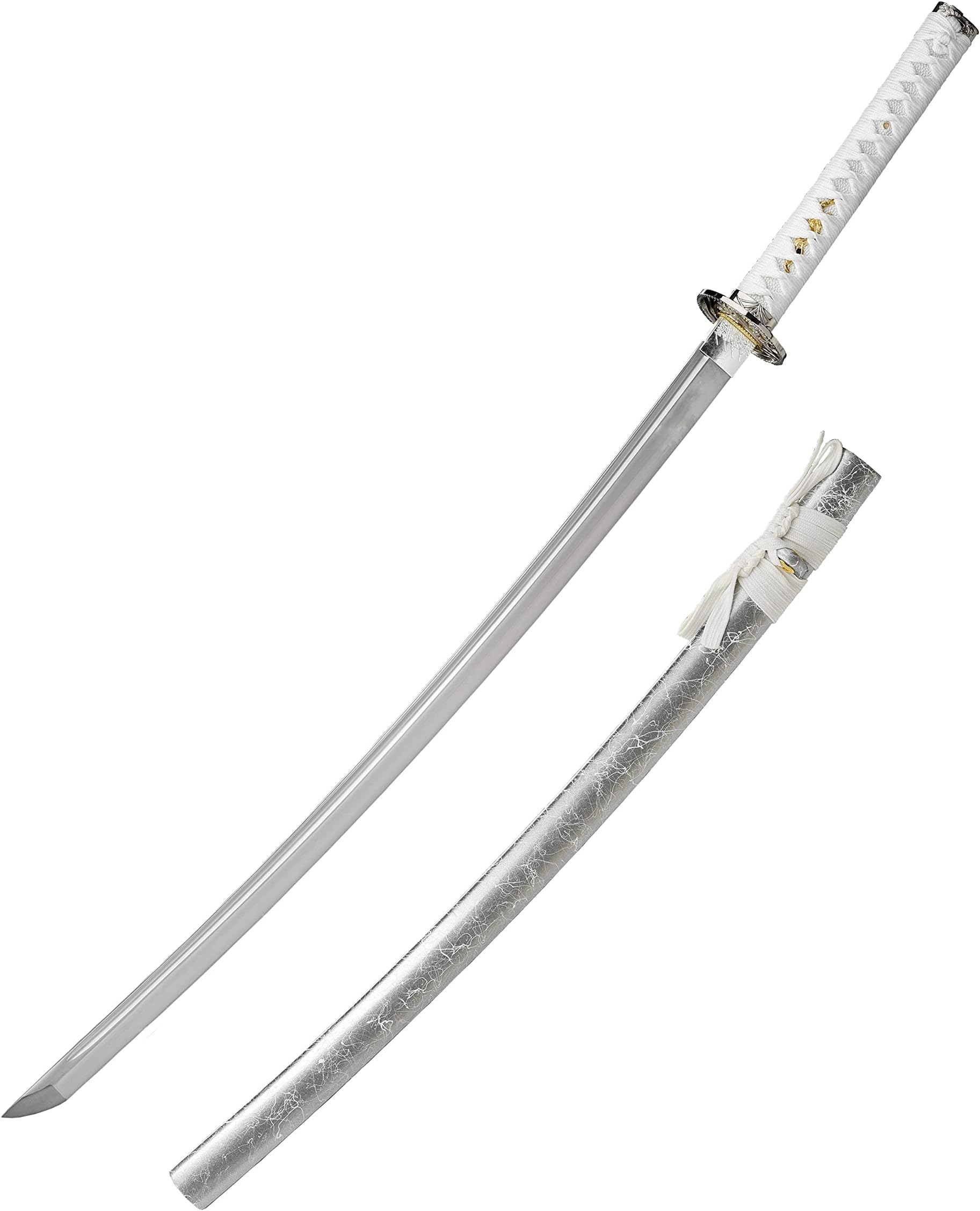 JIHPEN sword, Black Katana,Full Tang Samurai Sword,Sharp,Spring Steel Blade with Black Scabbard - 41inch Variety of Styles to Choose from