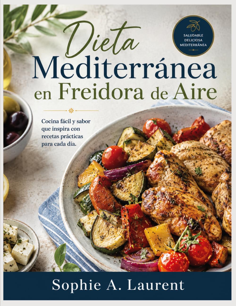 Dieta Mediterránea en Freidora de Aire: Cocina fácil y sabor que inspira con recetas prácticas para cada día.