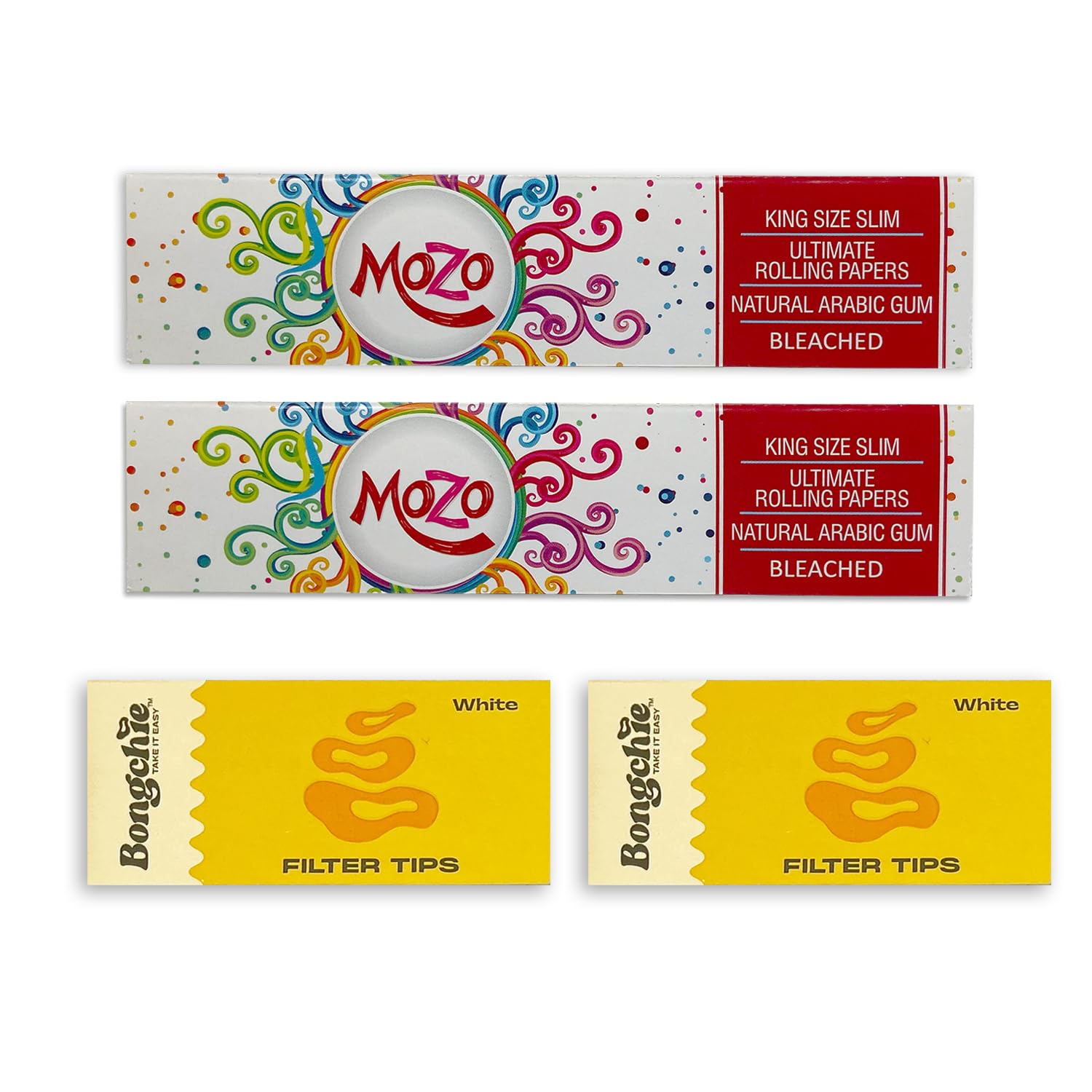Mozo Bleached Rolling Papers With Roach Books King Size Slim | Desertcart  Maldives