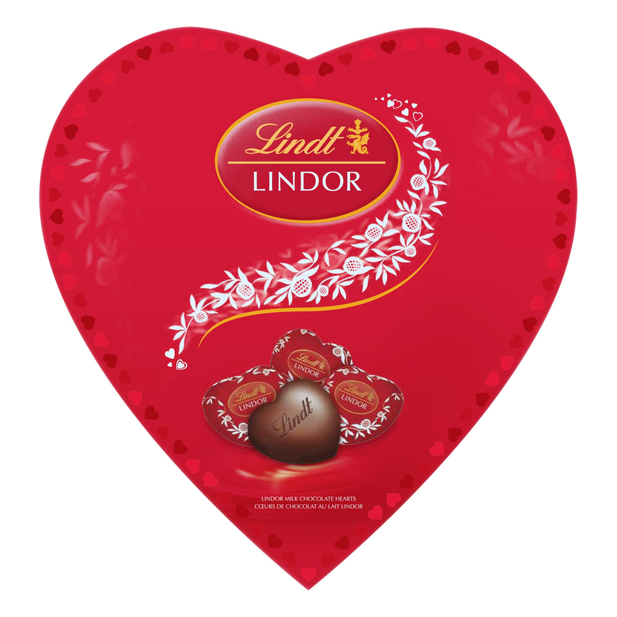 Lindt Lindor Valentine Milk Chocolate Heart, Gift Box, 202g - 