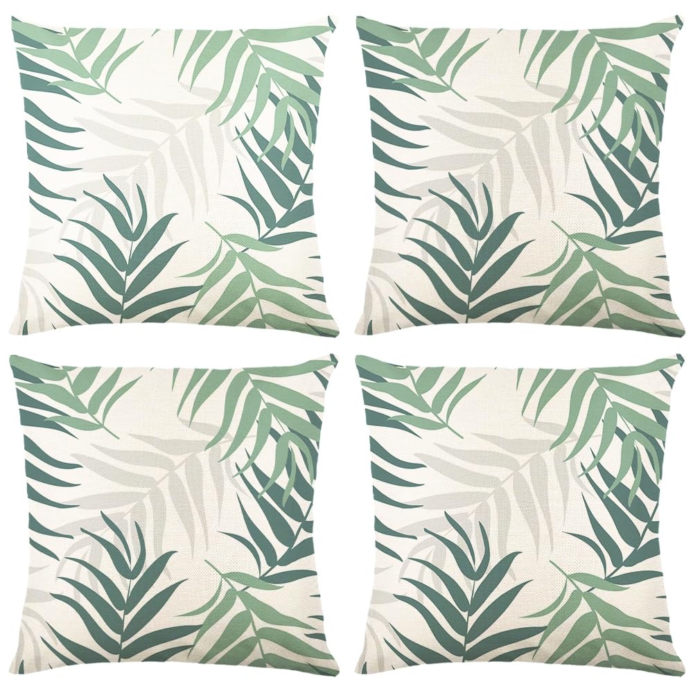 Housses de coussin imperméables de jardin 45x45 cm résistantes à l'eau