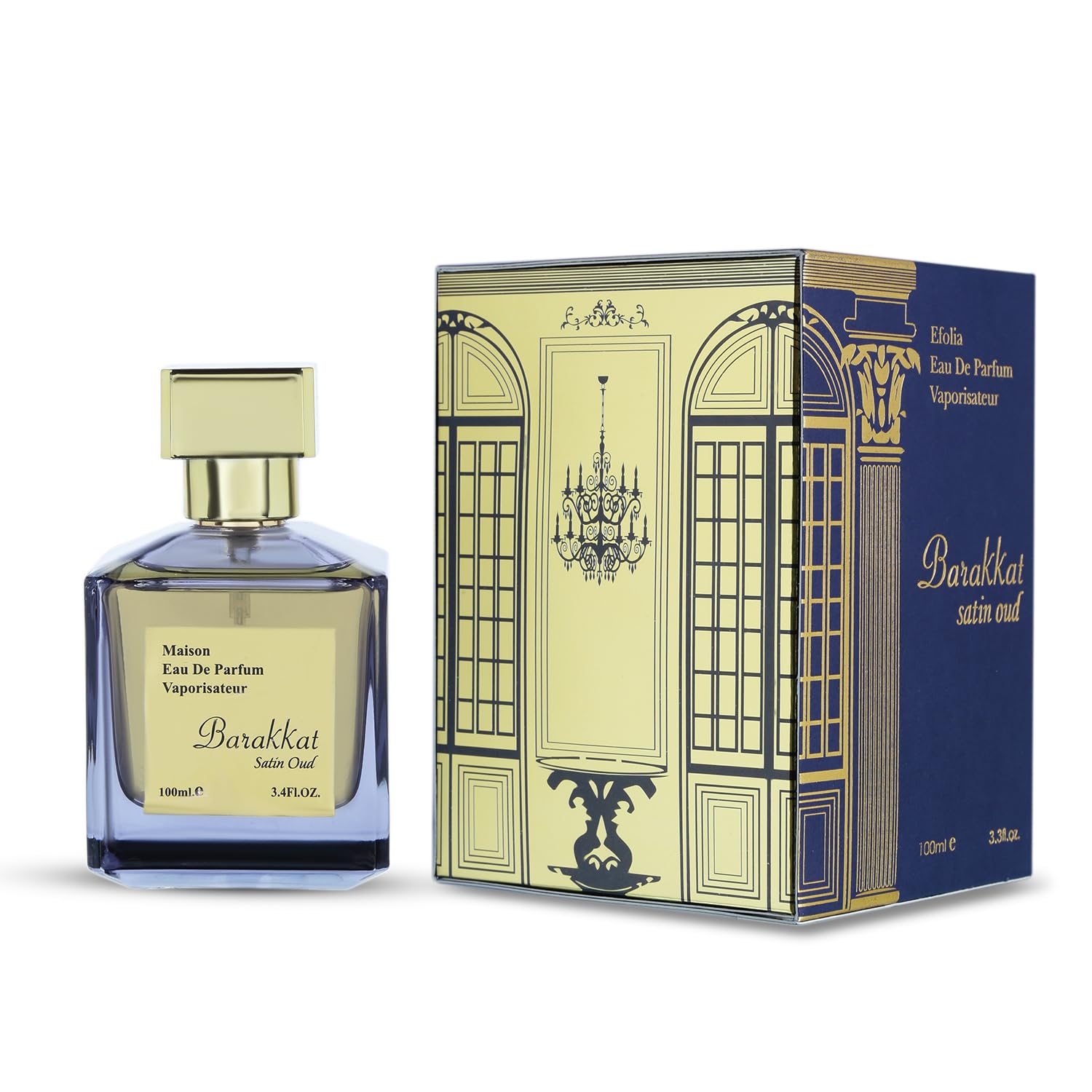 Buy EFOLIA Premium Luxury Barakkat Satin Oud Eau De Perfume Long