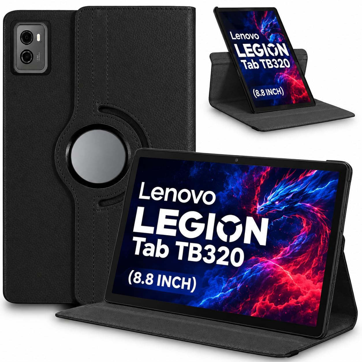 Flip Cover for Lenovo Legion Tab TB320 (8.8 INCH) Tablet Leather Flip Case Cover — Amazon image 2