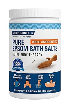 Pure Epsom Salts Magnesium Sulfate Bath Salt 1Kg (Container Pack)