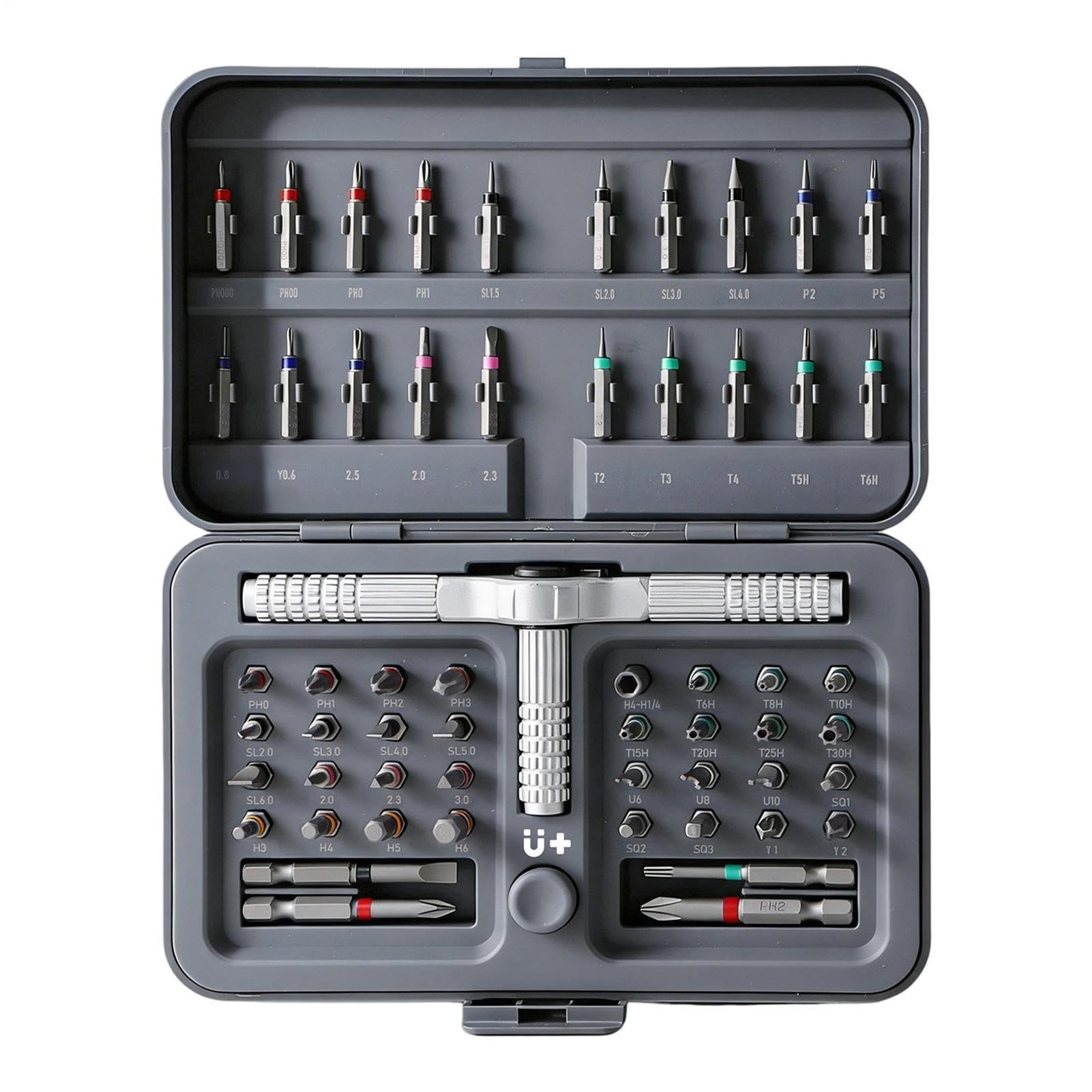 Set di cacciaviti a cricchetto 60-in-1 strumento di riparazione automobilistico magnetico con | Set di cacciaviti a cricchetto per riparazione elettricista HVAC Tech Meccanico Automotive Casa