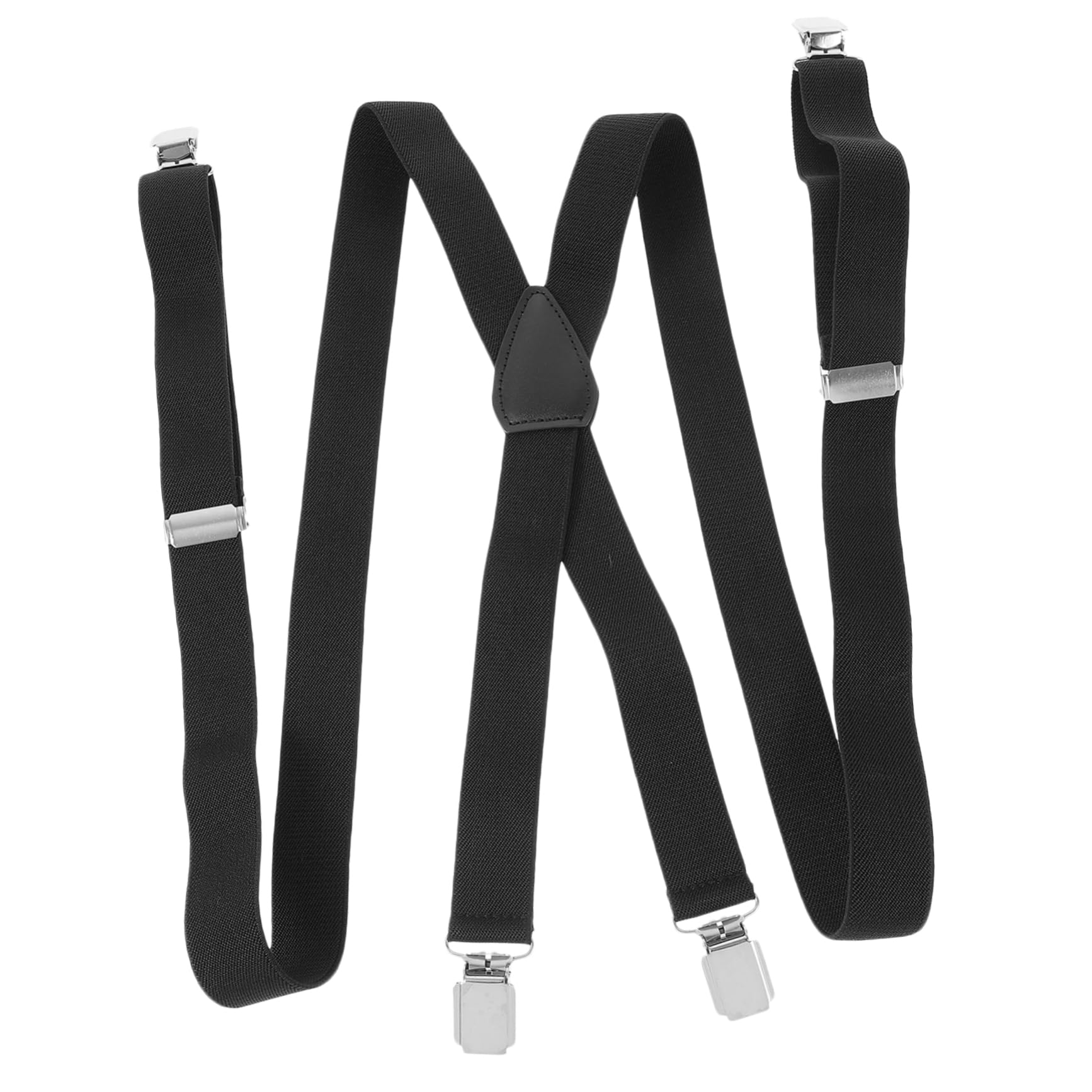 Healeved Men's Suspender for Jeans Trousers Elastic x Back Straps Heavy Duty Comfortable Versatile for Pants