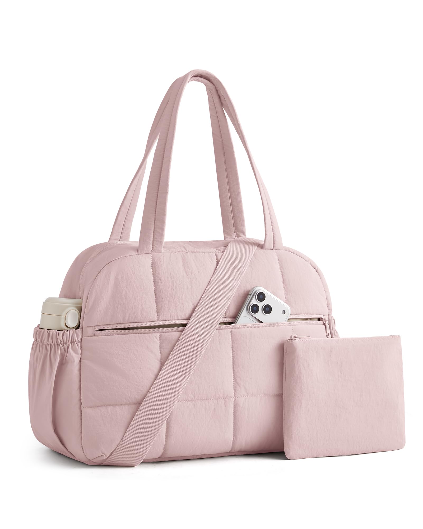 BAGSMART Women's 20L Gym Bag Weekend Overnight Travel Duffle Set