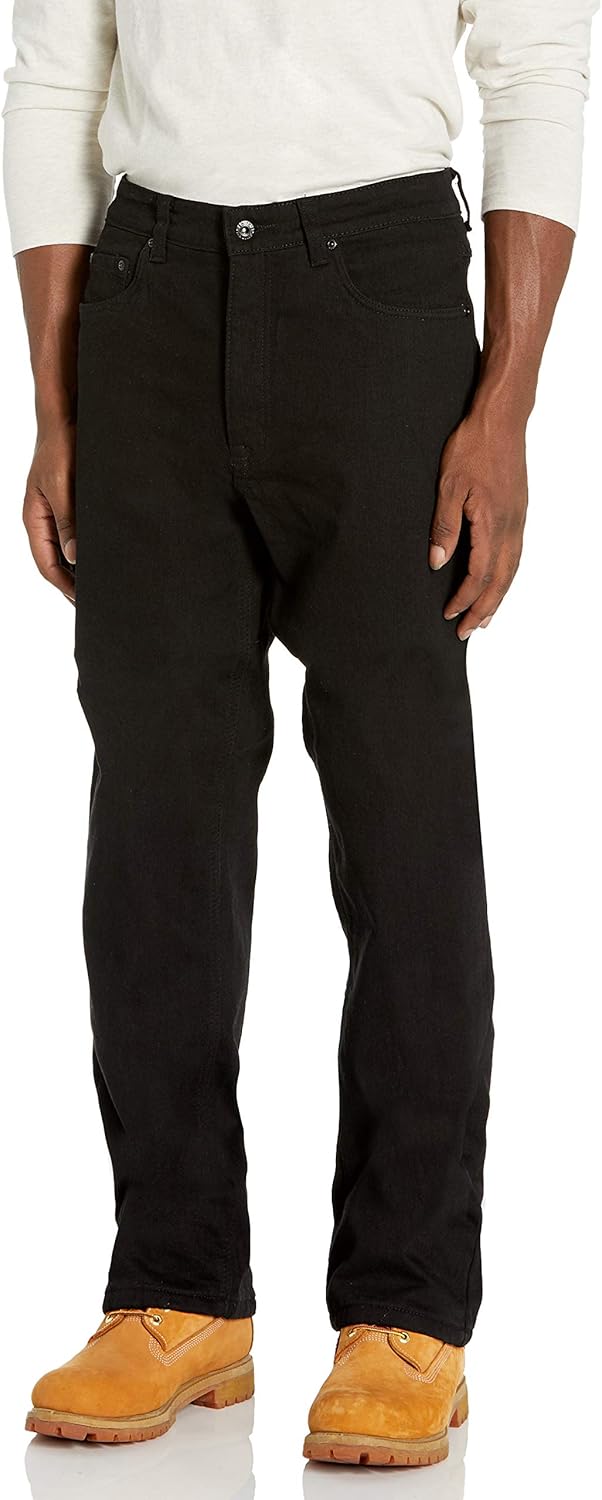 Smith's Workwear Men's Fleece Lined 5 Pocket Denim Pant