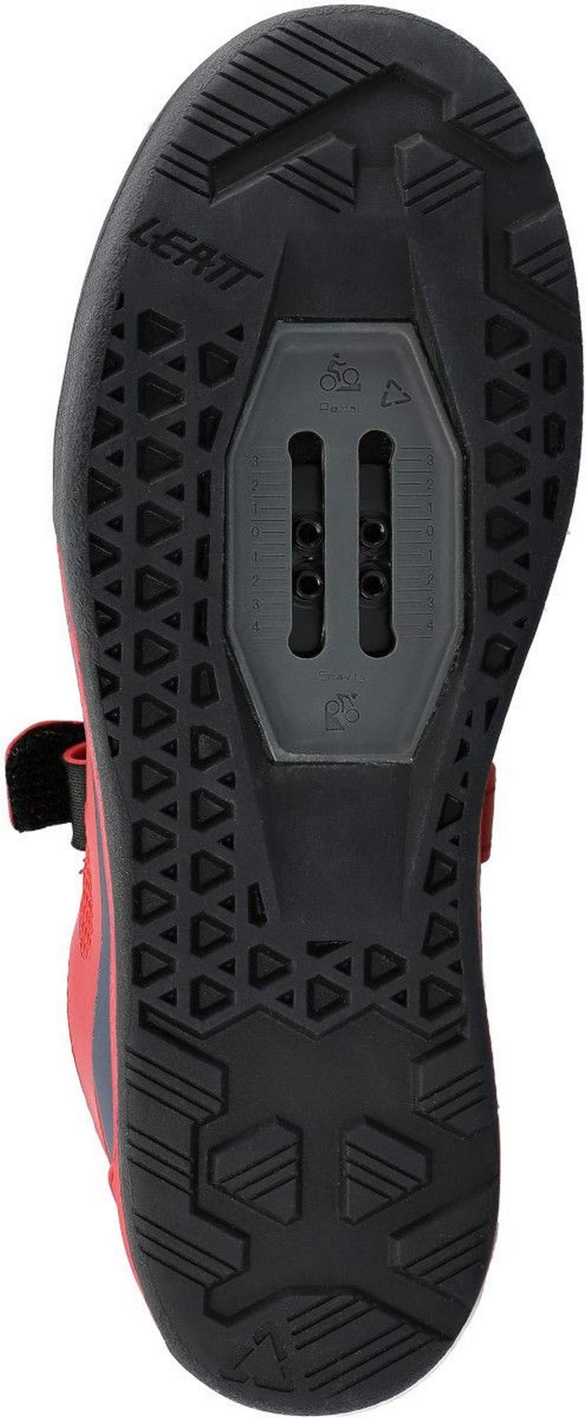 Leatt, Zapato 5.0 Clip, Us6/Uk5.5/Eu38.5/Cm 24, Chilli Unisex Adulto, Rojo, 38.5 EU
