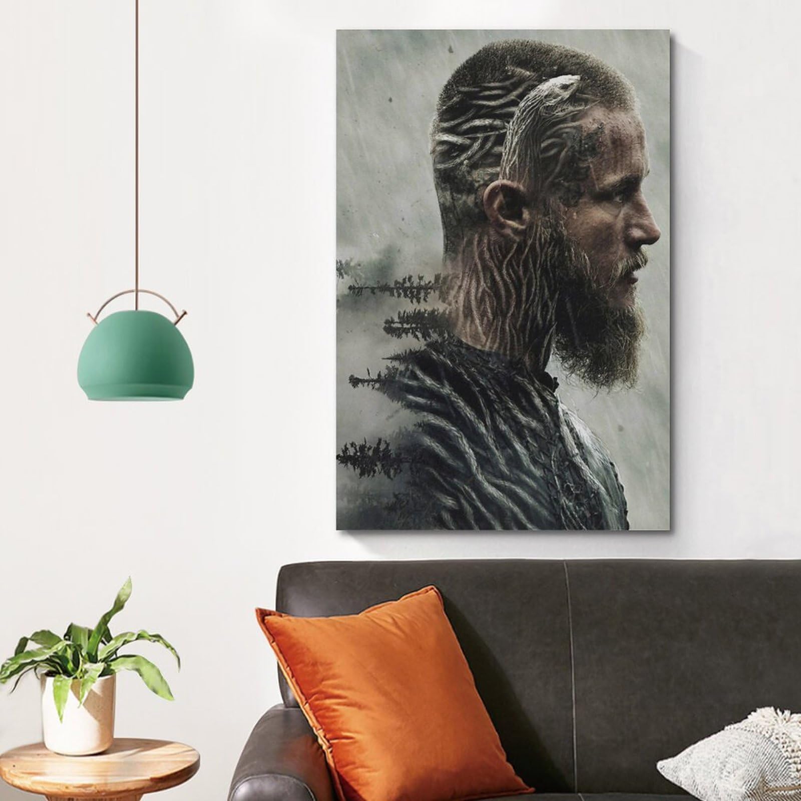 VZRSQZK Poster De Mythologie Nordique Ragnarok - Peinture Décorative Sur Toile - Décoration Moderne Pour Chambre à Coucher - 40 X 60 Cm