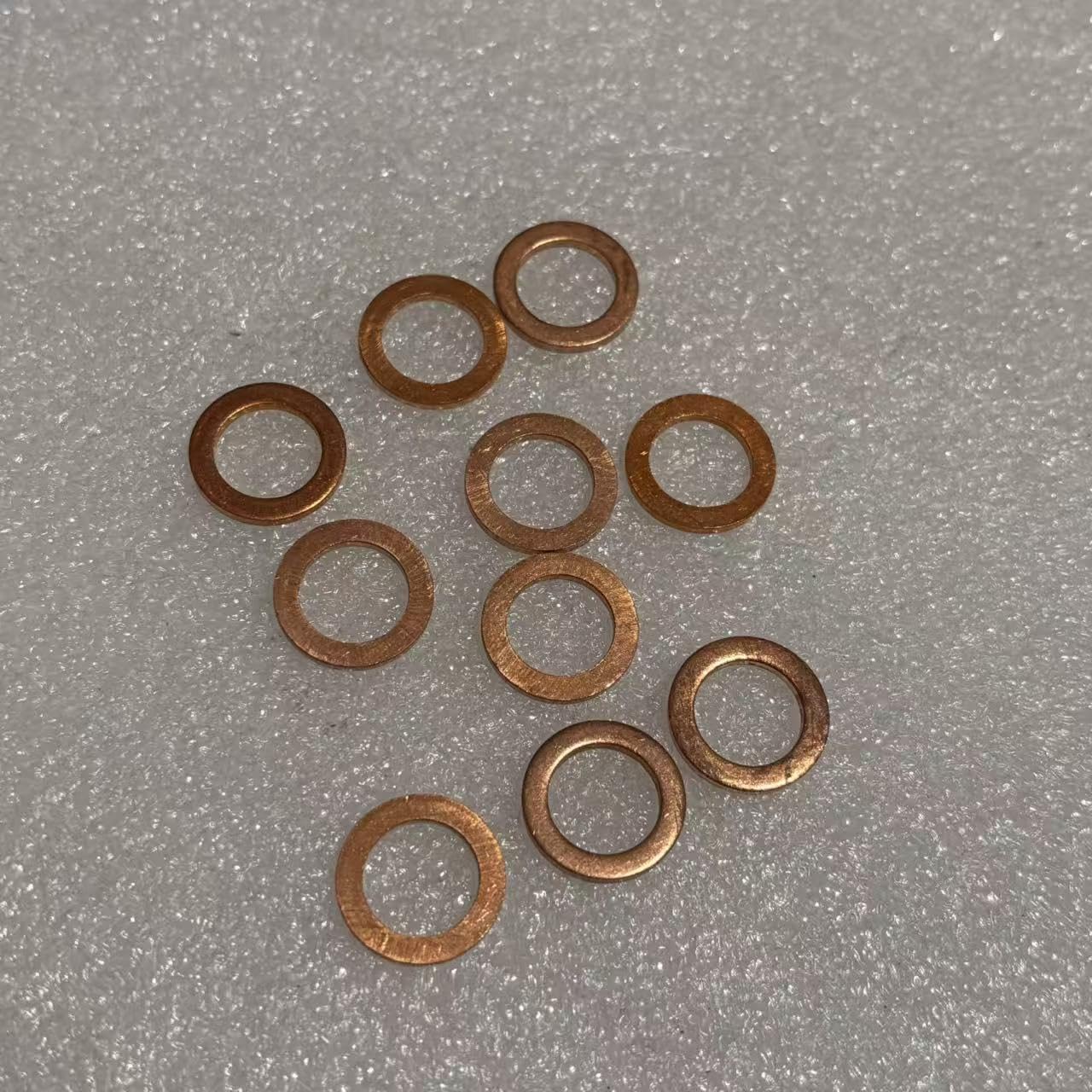 10 Pack - Copper Crush Sealing Banjo Bolt Washers 10mm M10 Brake