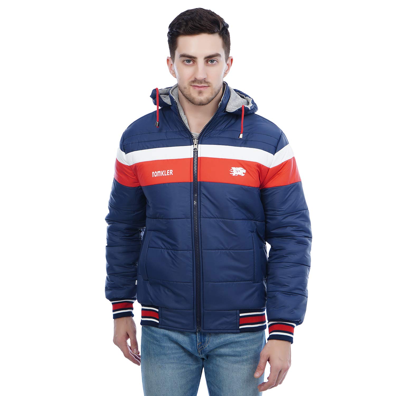 Nomkler full sleeve solid men's fancy jacket