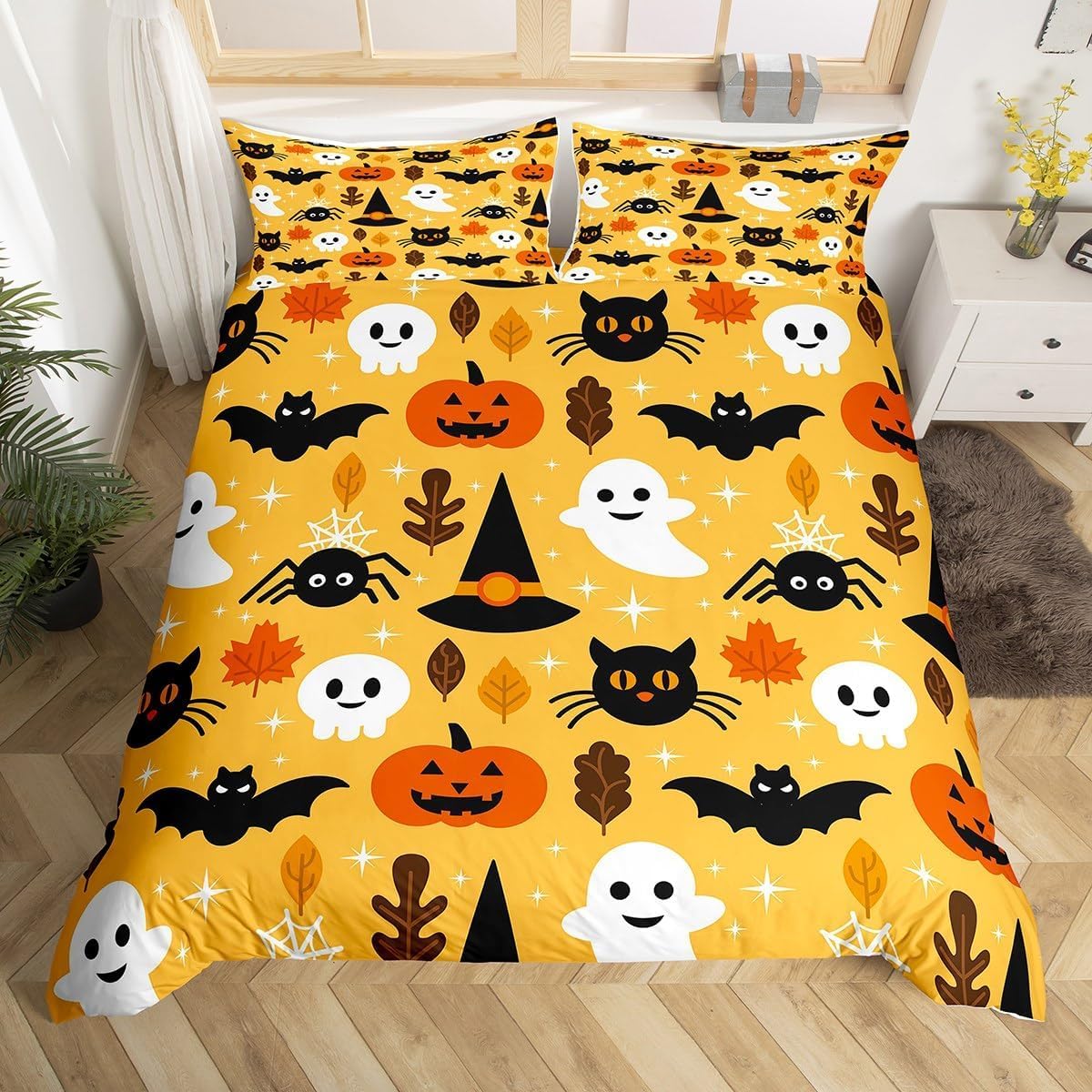Homewish Kids Halloween King Size Duvet Cover Set - Image 3