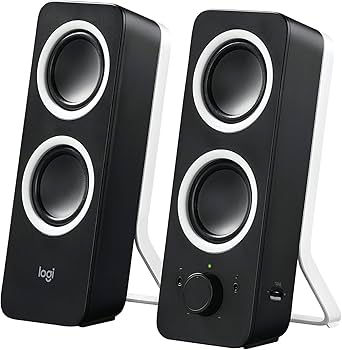Logitech Z200 PC Speakers, Stereo Sound, 10 Watts Peak Power, 2 x