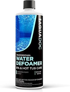 Hot Tub Defoamer & Spa Defoamer - Spa Anti Foam & Hot Tub Anti Foam for HotTub Owners to get the Foam out for Spa & Hot Tub Foam Removal, The Defoamer for Hot Tubs to Keep Spa Foam Down | AquaDoc 32oz