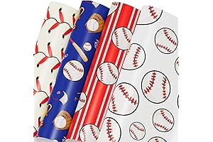 Mpanwen Baseball Wrapping Paper for Boys Kids: The Perfect Gift Wrap for...