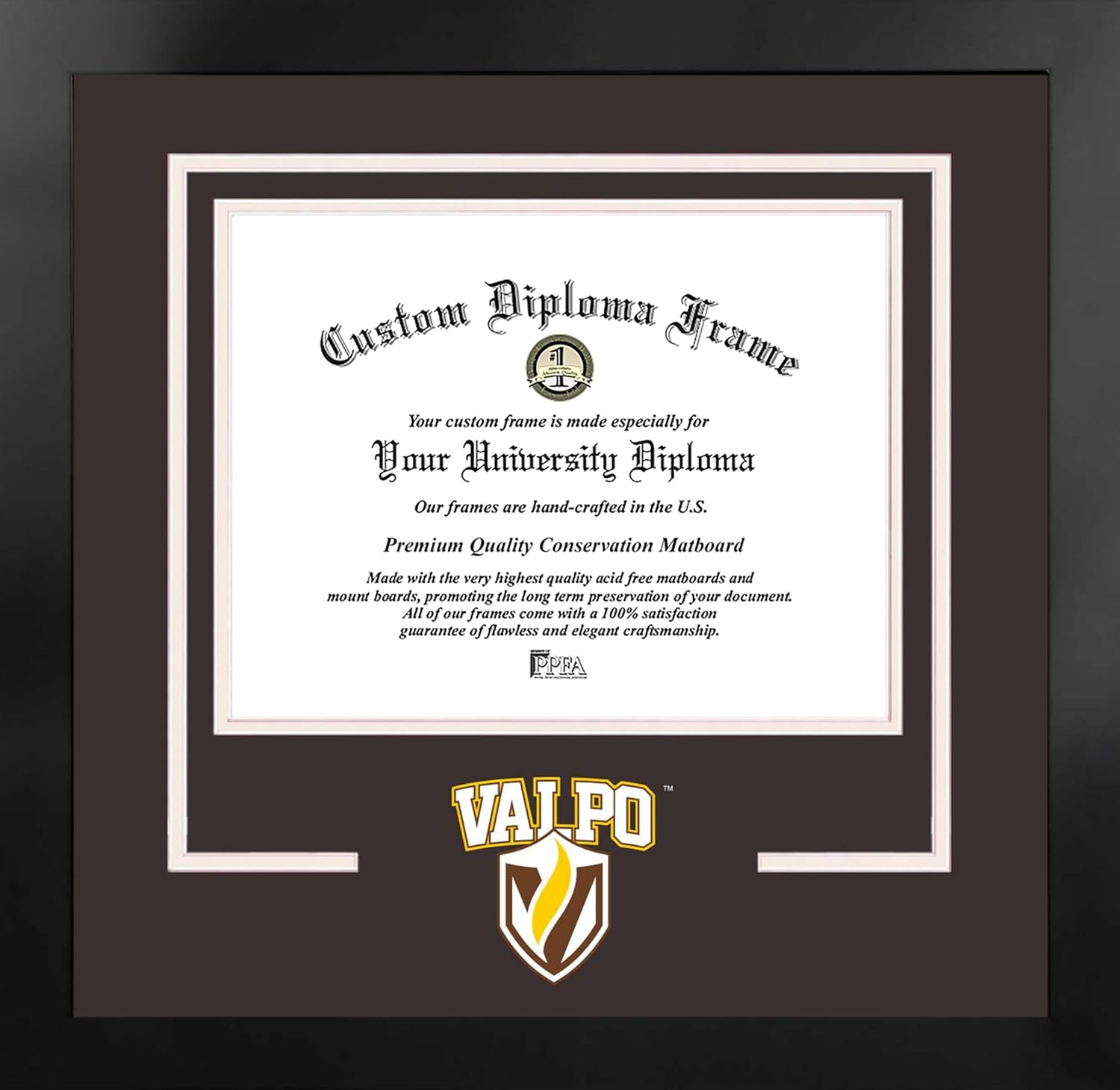 Campus Images NCAA unisex Spirit Diploma Manhattan Black Frame with Bonus Lithograph (value savings $59)
