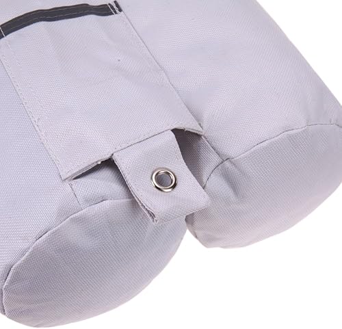 Miniatura 10 de MOOCY Bolsa de arena para pesas de toldo, bolsas de arena resistentes para tienda de campaña desplegable para patas, refugio instantáneo, bolsas de