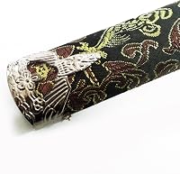 Area Shopping Fekete Katana Díszkard - Japán Stílusú Dekorációs Szamuráj Kard Rozsdamentes Acél Pengével, Gyűjtőknek 3