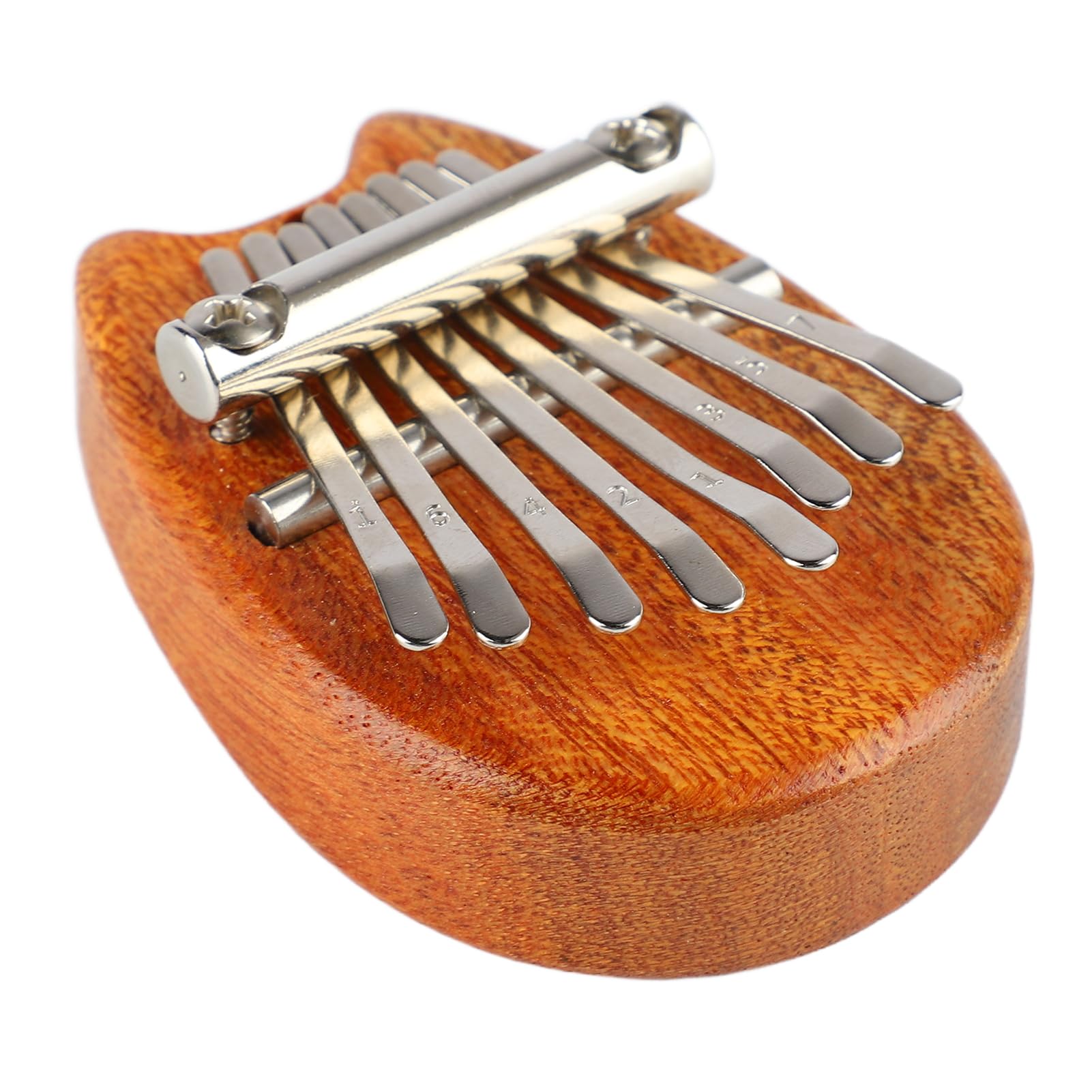 Mini Kalimba 8 Kluczowy Kciuk Fortepianowy Drewniany Instrument Muzyczny dla Dzieci z smyczyą, Mini Kalimba Kciuk Pianinowy dzieć