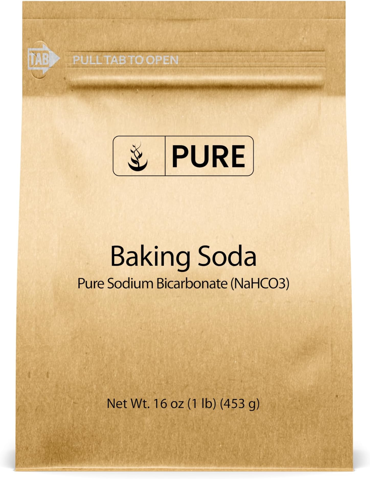 Pure Original Ingredients Sodium Bicarbonate (Baking Soda) (1 lb) Eco-Friendly Packaging, Always Pure, No Fillers Or Additives