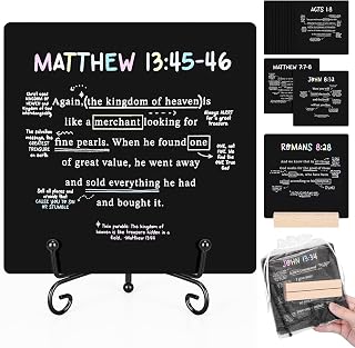 Meetory 52 Scripture Cards - Scripture Cards with Bible Verses, A Mapped Bible Verse for Every Week of The Year, Christian Bible Gifts