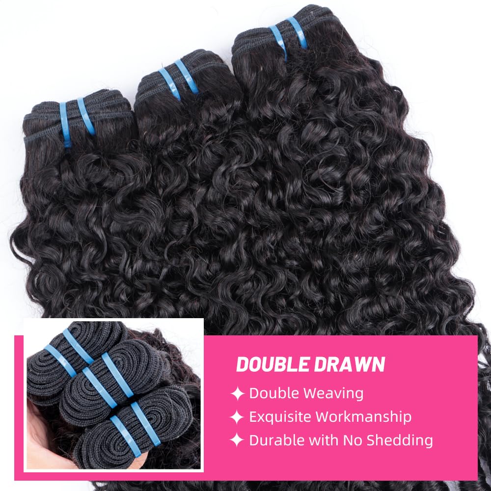 PerisModa Burmese Curly Human Hair Bundles 18 Inch 1 Bundle 12A 100% Unprocessed Virgin Hair 3C4A Curly Human Hair Bundles with Spiral Curls Natural Color No Shedding Tangle Free - Image 3