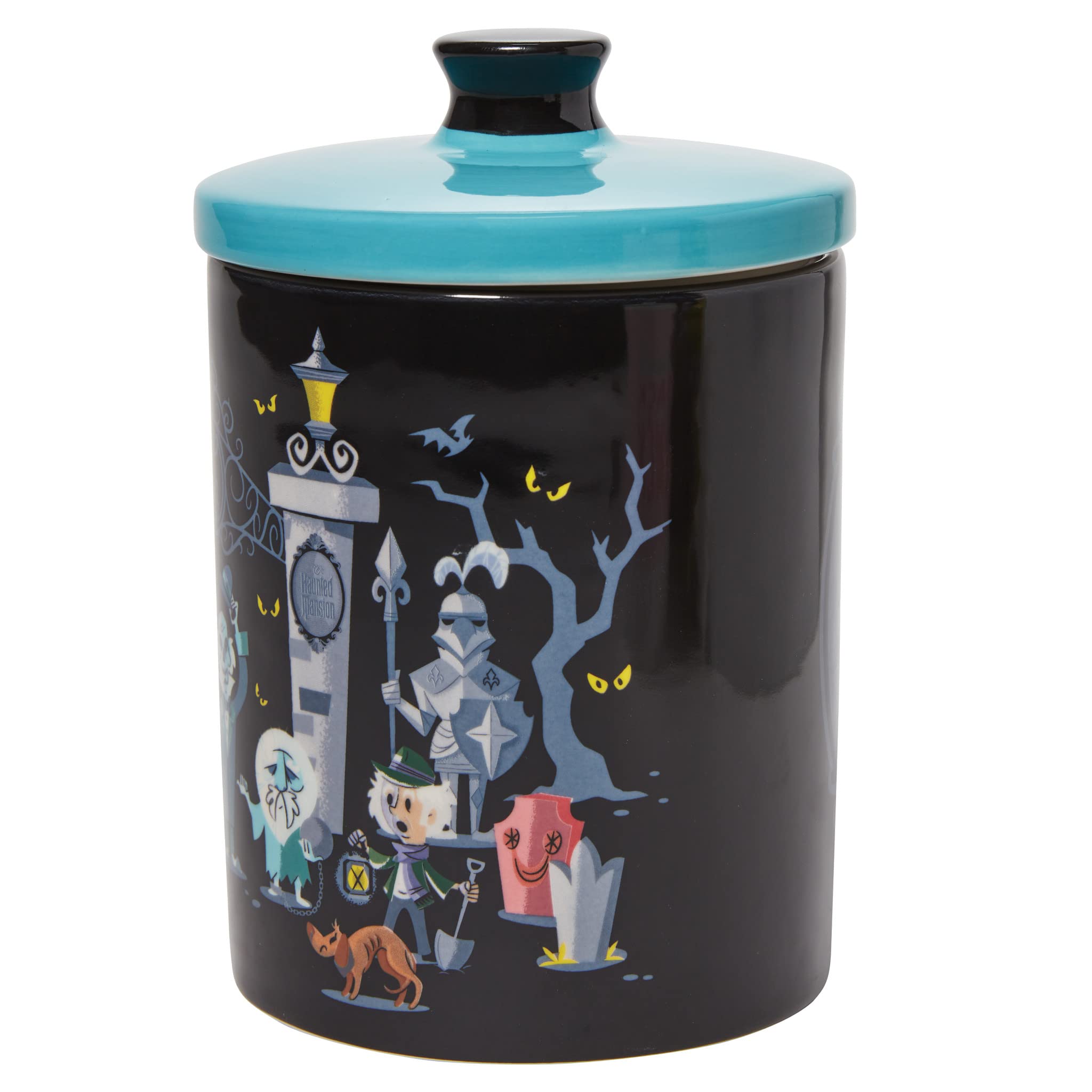 Enesco Disney Ceramics - Barattolo per biscotti, motivo: The Haunted Mansion, 19 cm, multicolore