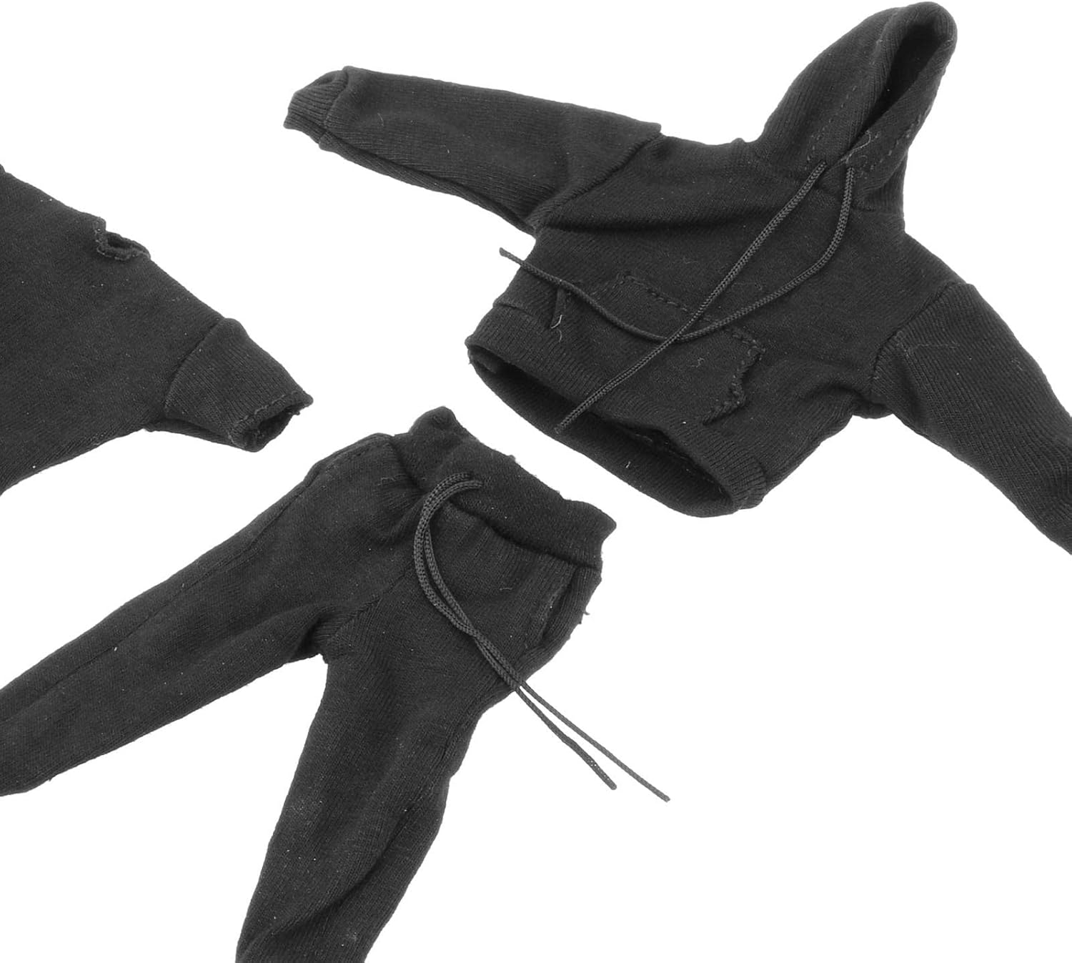 Yiju 3X 1:12 Man's Sweatshirt Outfit,1/12 Scale Figure Doll Clothes,Pants+Hoody Outfit Costume for 6 inch Action Figure Clothes Toy