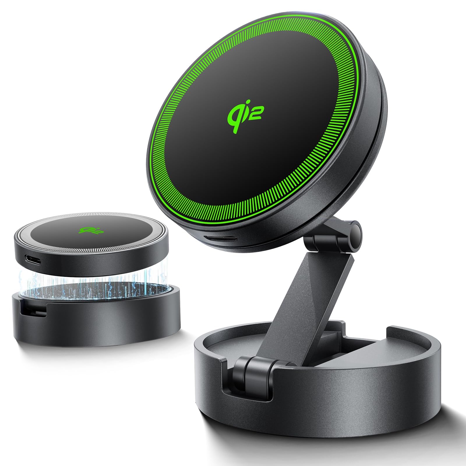 Amazon.co.jp: THREEKEY スマホホルダー 車 ワイヤレス充電 マグセーフ