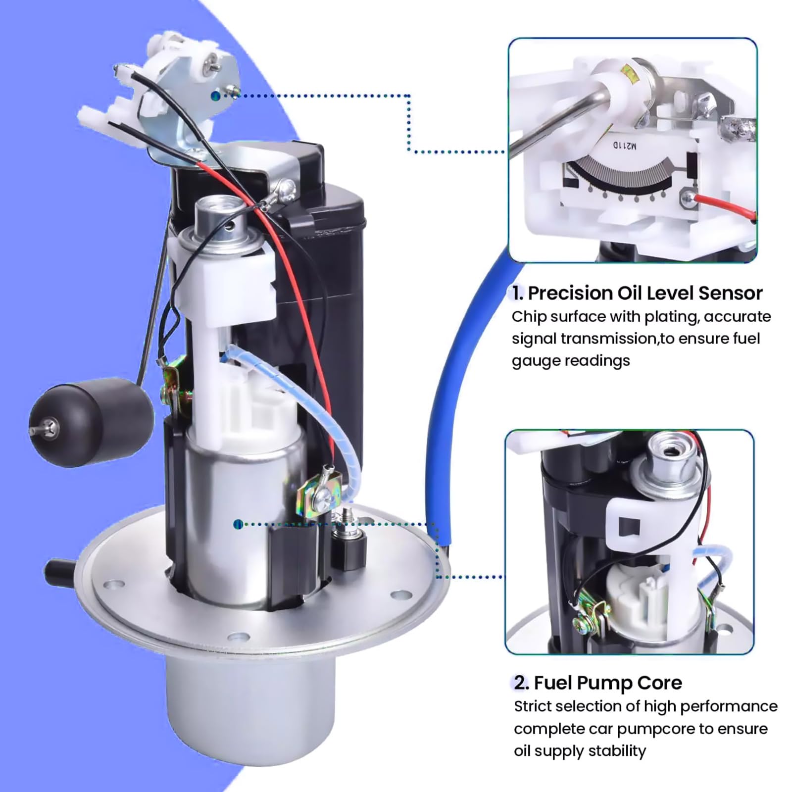 Quantum In-Tank EFI Fuel Pump For 2009-2010 Suzuki GSR600 - 6