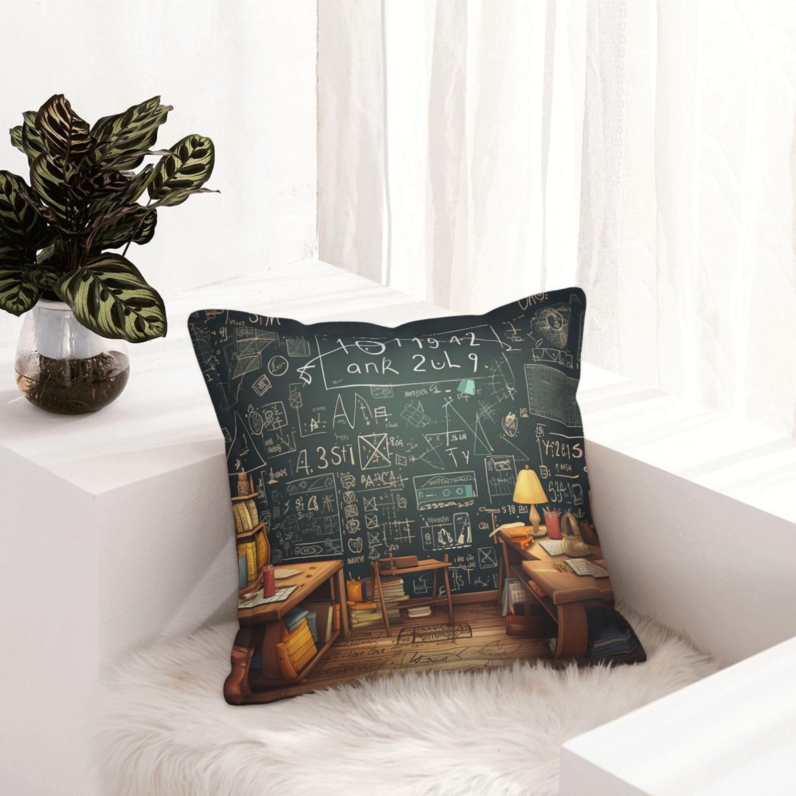 Housse de coussin en similicuir 50x50 cm lot de 2 pour canapé moderne et salon rustique