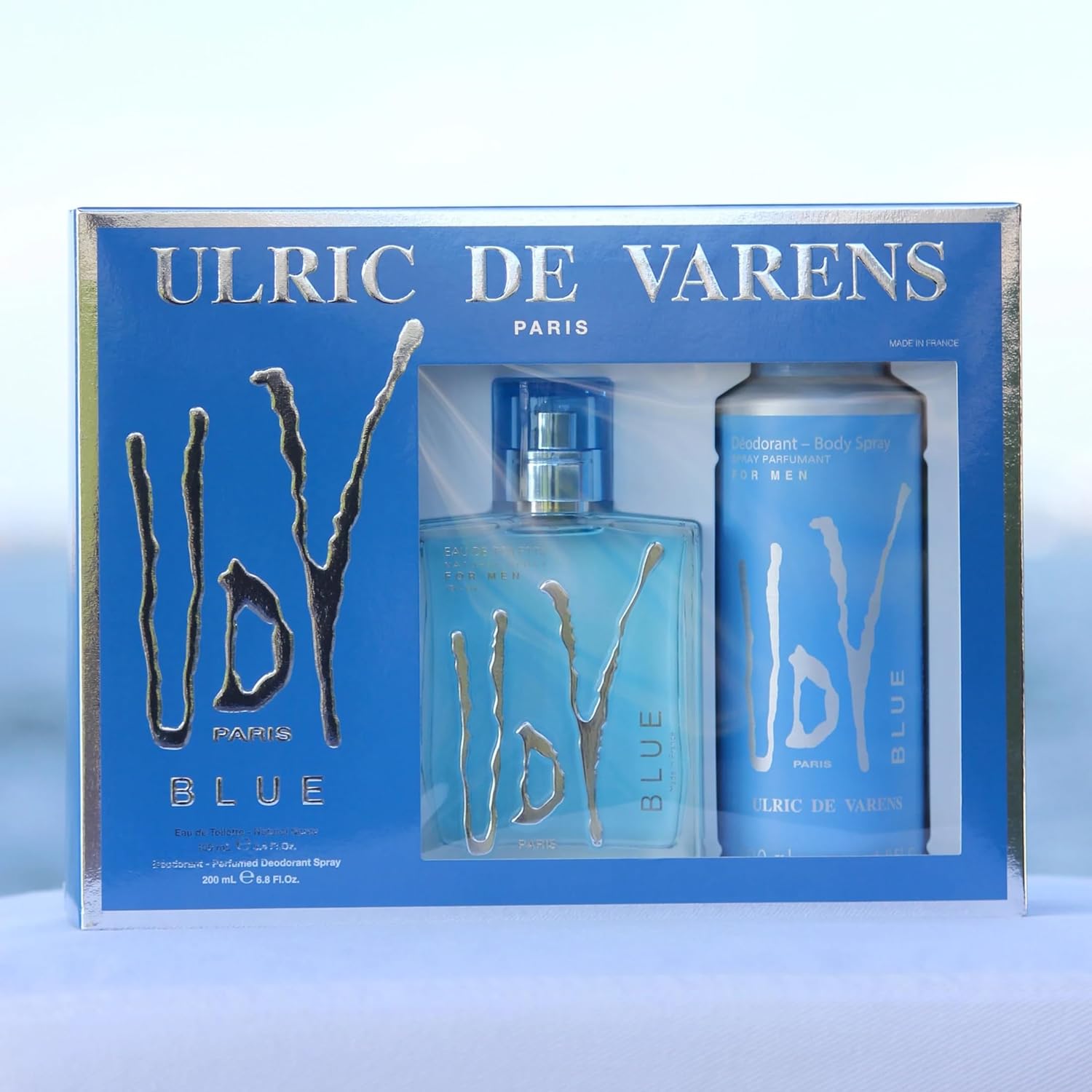 Ulric De Varens Blue Eau De Toilette Spray 100ml Set 2 Pieces 2019366877 - Image 7