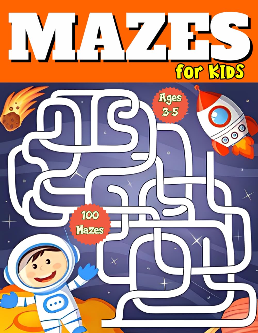 Mazes for Kids Ages 3-5: An Engaging and Progressive Maze Book for Children (Travel Activities for Toddlers)